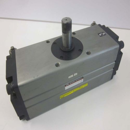 Smc ncdra1bs100-190 ncra rotary actuator w/(2) asv410f flow control valves for sale