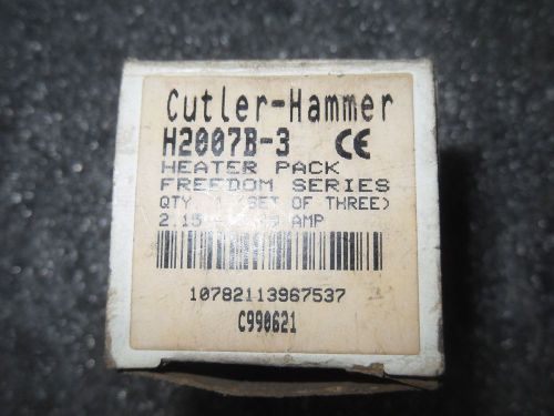 (V55-3) 1 LOT OF 3 NIB CUTLER-HAMMER H2007B HEATER ELEMENTS