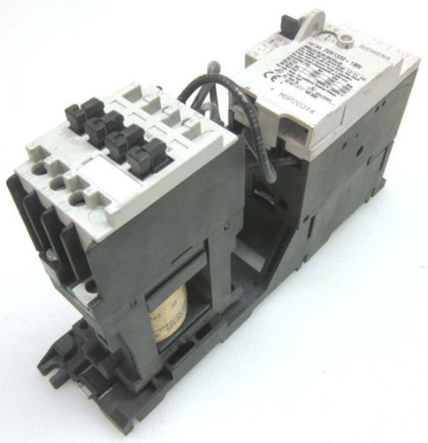 Siemens 3vh1330-1mh modular motor controller w/ 3tf3000-0b mini relay contactor for sale