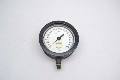 Ashcroft 0-1000psi 4-1/4 in face 1/4 in npt pressure gauge d430411 for sale