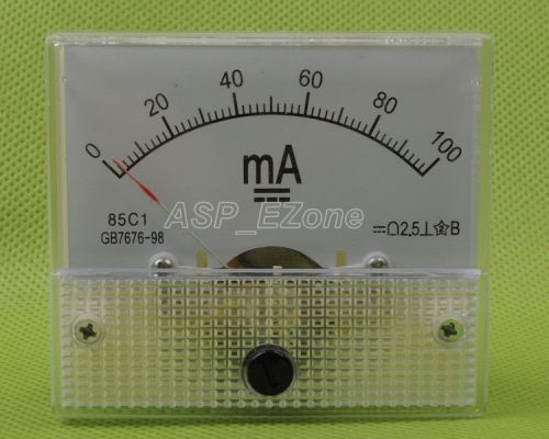 Hot dc ammeter head pointer 100ma for sale