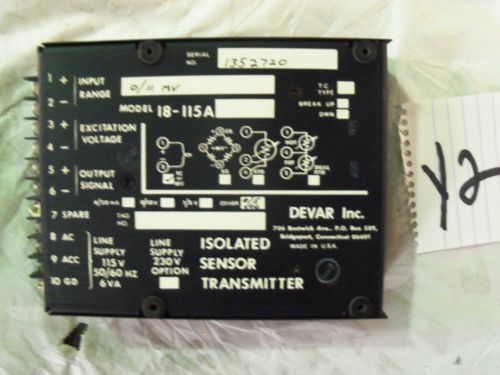 Devar Inc Isolated Sensor Transmitter
