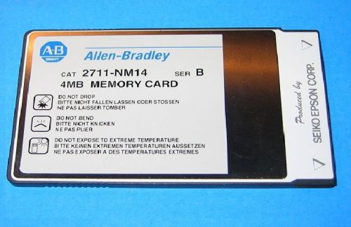 Allen-Bradley 2711-NM14 ser.B MEMORY CARD 4MB for PanelView