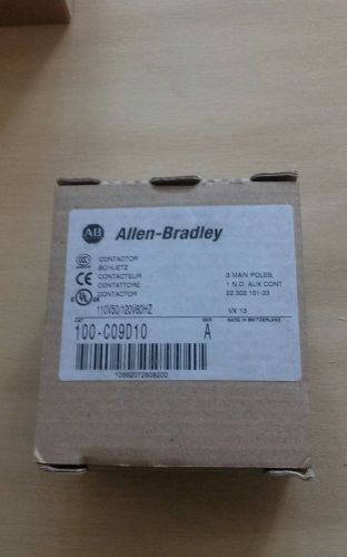 Allen bradley contactor 100-c09d10 ser a 3 main poles   new for sale