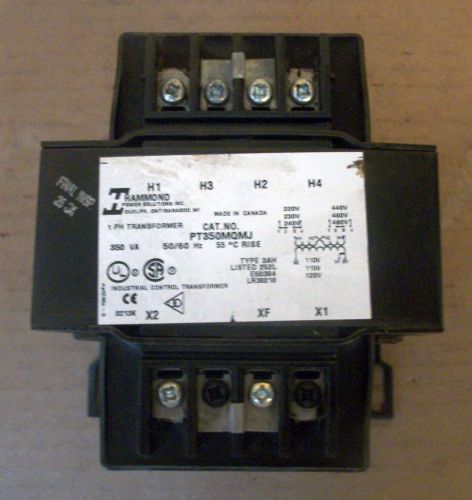 Hammond transformer/power supply cat no. pt350mqmj type 3ah for sale