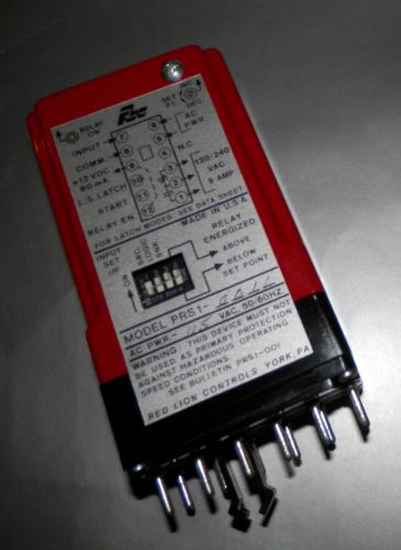 Red lion prs1-0011 speed switch (2 available) for sale