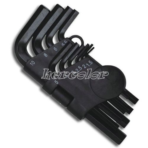 10 x hex key wrench 1.5-10cm metric set long short arms hand driver tools for sale