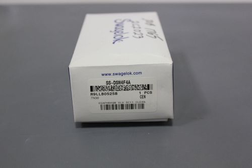 New swagelok high pressure diaphragm sealed valve ss-dsm4f4a (s19-2-6e) for sale