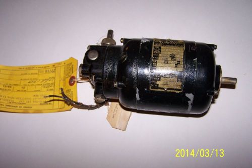 Bodine electric company speed reducer motor 1/40 hp 1725 rpm induction type work for sale