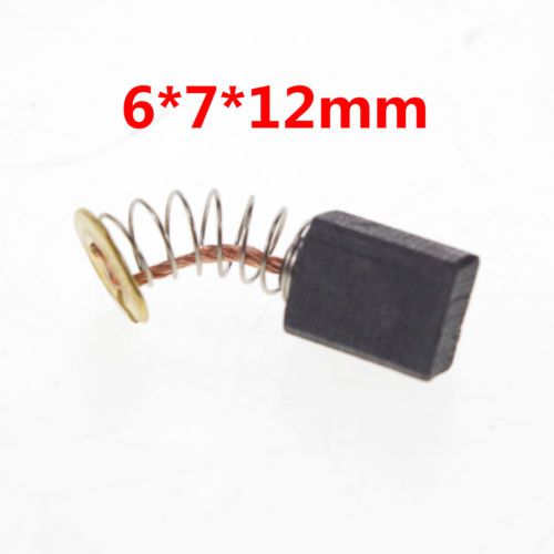 Carbon brush 6 x 7 x 12mm for motor replacement  x8 for sale