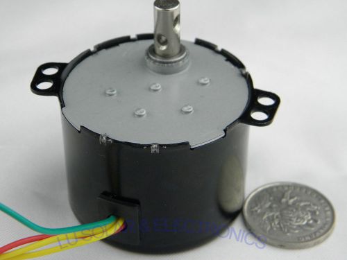 AC 110-130V 5/6RPM 50K Robust Synchronous Motor Geared Motor Control 6W CE Pass