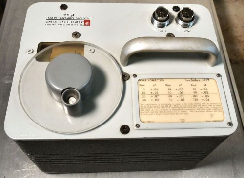 General Radio 1422-CC High Precision Capacitor 110pf