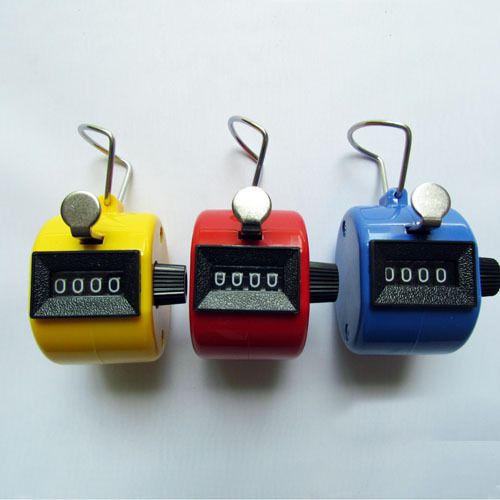 4-digit number clicker golf hand tally counter new for sale