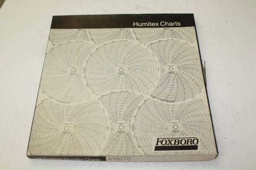Foxboro Humitex Charts 898050 - Lot of 5 (500)
