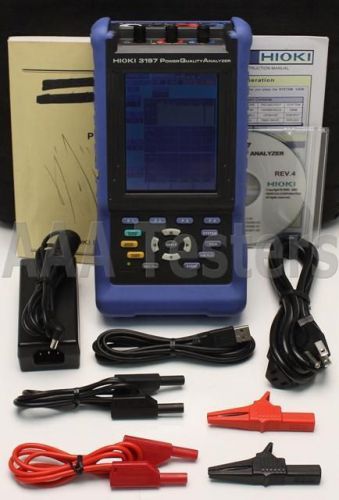 Hioki 3197 three phase handheld power quality analyzer meter for sale