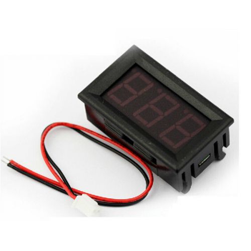 Led dc 7-100v 0.56&#034;red digital voltage panel meter voltmeter motor electric car for sale