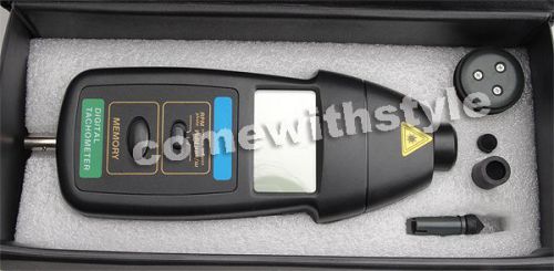 2 in 1 digtial laser photo or contact tachometer brand new ship from usa for sale