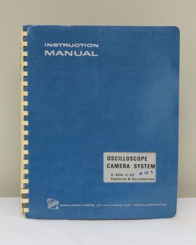 Tektronix Oscilloscope Camera System C-30A, C-32  Instruction Manual