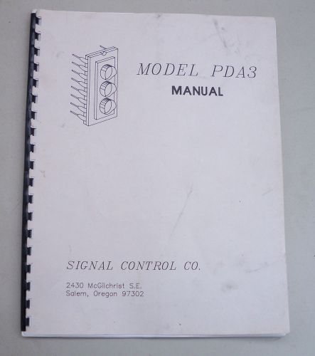 Model pda3 operations &amp; maintenance manual, power distribution assembly module for sale