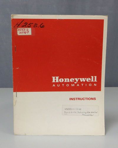 Honeywell Dur-O-Pulse Indicating Non-Control Transmitters Instruction Manual