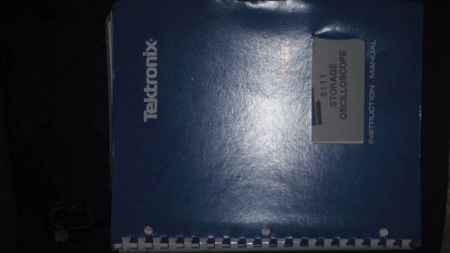tektronix 5111storage oscilloscope instruction manual