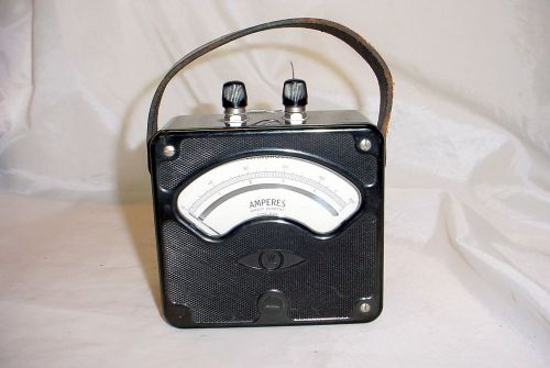 Vintage Westinghouse PX4 0-5/200 DC Amps Ammeter - works