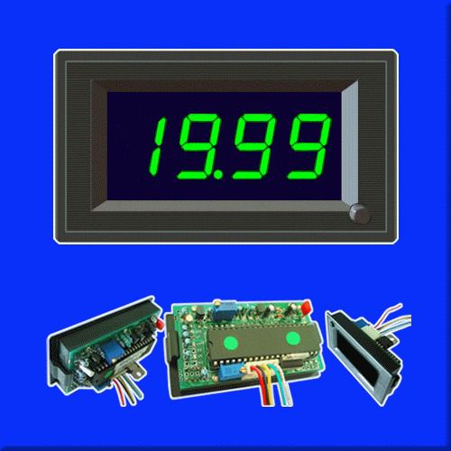 12v 50a green led digital solar panel battery amp meter ammeter + voltmeter rv for sale