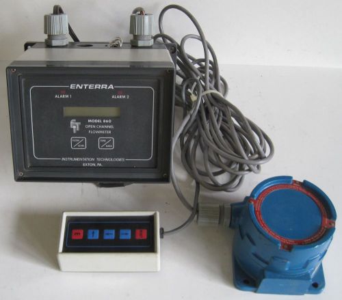 Enterra open channel flow meter with remote model 860 for sale