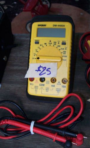 HVAC tools SPERRY  DM-4400A multimeter shipping 7.00
