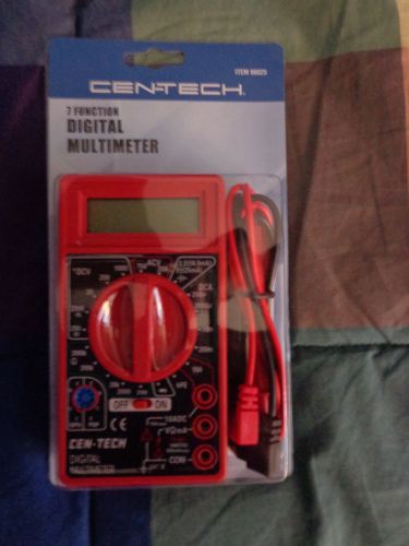 Centech 7 function digital multimeter for sale