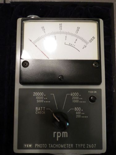 Yokogawa optical photo tachometer type 2607  (made in japan) for sale