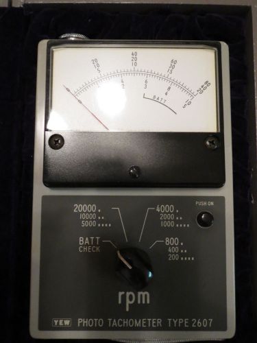 Yokogawa Optical Photo Tachometer Type 2607  (Made in Japan)