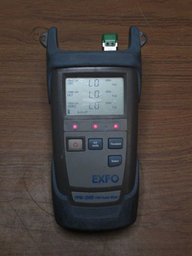 Exfo ppm-350b eg ppm-352b-ea-vz1 pon optical power meter used for sale