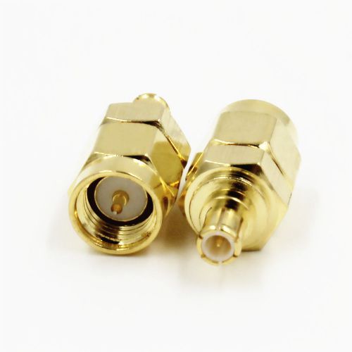 10 x SMA male plug to MCX male plug RF coaxial adapter connector