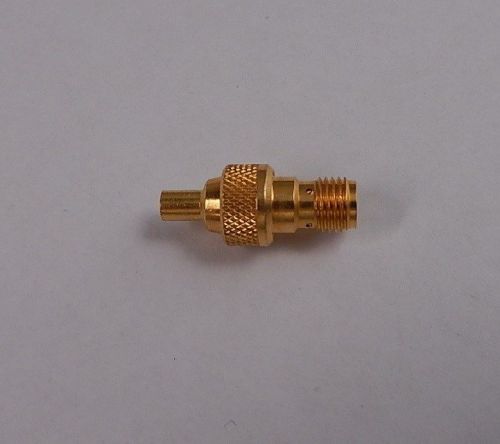 GOLD PLATED SUHNER + OTHERS  MMCX - SMA (F/F) ADAPTER 838