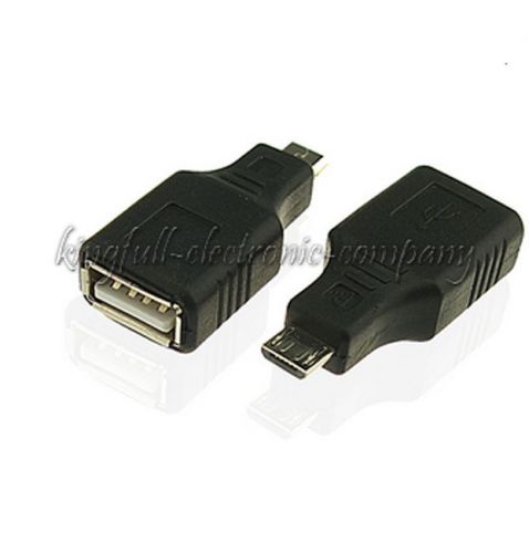 5PCS USB Female To Male Micro USB OTG Adapter MK5P BEST US