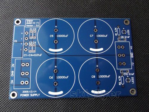 Rectifier filter power supply pcb board (for lm3886tf/tda7293 amplifier board ) for sale
