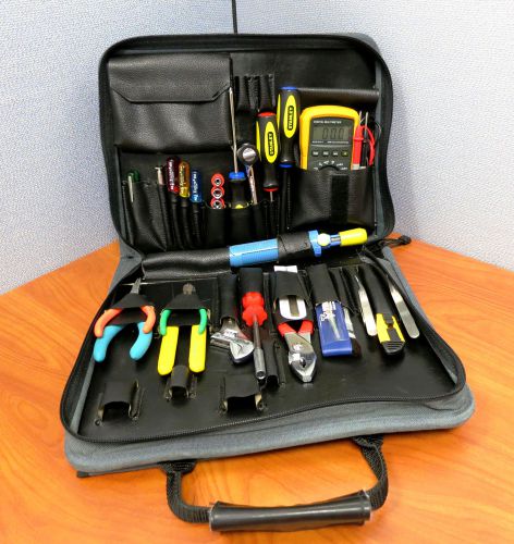 Jensen jtk-86 toolkit with digital multimeter stanley tools for sale