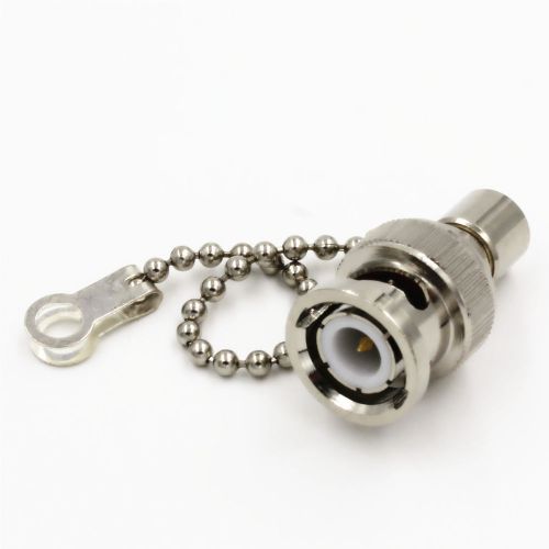 10 x bnc male plug  terminator  50 ohm with chain rf connector for sale