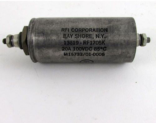 RFI Corp-Cylindrical Filter-Style FL22/ M15733-01-0006/RFI# RF1705K (Used)