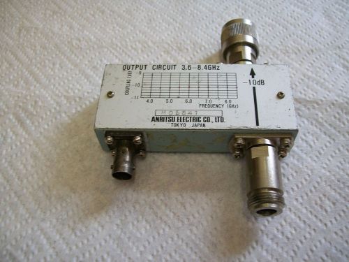 Anritsu m05891, directional coupler 10db at 1.6ghz to 8.4ghz. for sale