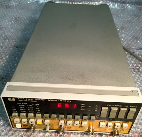 HP 8116A PULSE/FUNCTION GENERATOR 50 MHz