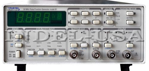 Wavetek 81 50 MHz Pulse / Function Generator *Used*