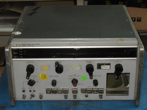 HEWLETT PACKARD HP 8690A SWEEP OSCILLATOR AS IS FOR REPAIR OR PARTS