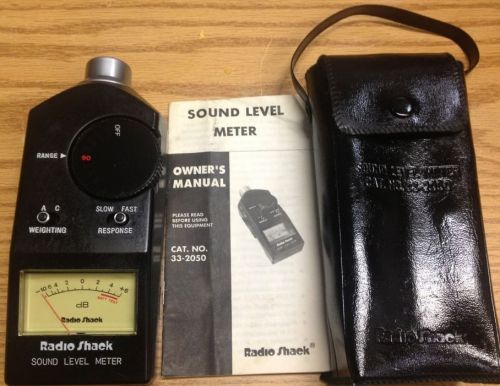 Radio Shack Sound Level Meter 33-2050 -- TESTED -- Please See Pictures
