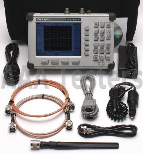 Anritsu MS2711D HandHeld Spectrum Master Analyzer w/ Options 3 21 &amp; 29 MS2711