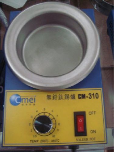 CM310 Titanium Alloy Solder Pot Bath 300W 220V 100mm