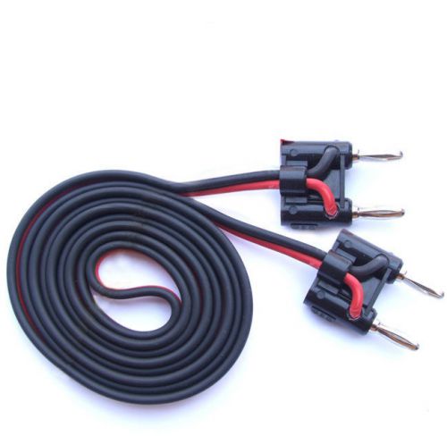 set 2BA-AL-36 Double Banana Plugs to Double Banana Plugs On Twisted Pair Cables