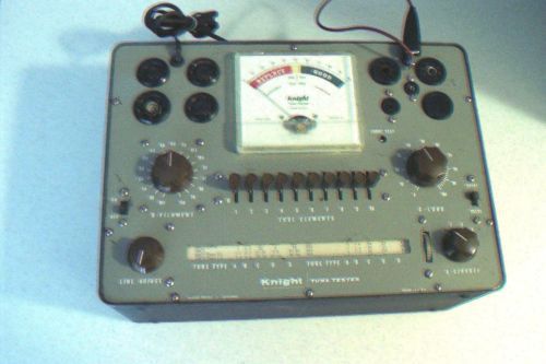 Vintage allied radio corporation  knight vacuum tube tester works for sale