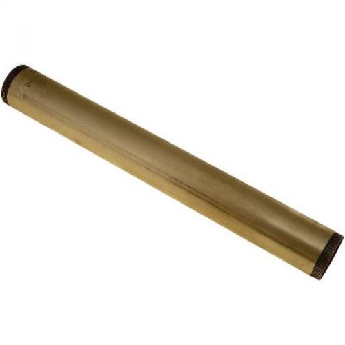 Tube 1-1/2 x 12&#034; brass 20ga threaded both ends rough brass 161052 metal 161052 for sale